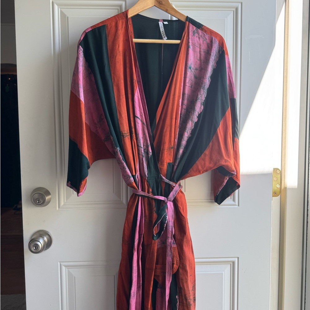 Multicolor Osei Duro Wrap Dress XXL